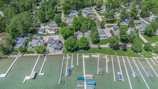 61564 Park St, Cassopolis, MI 49031 - aerial overview of property's location featuring nearby suburban area and a nearby body of water