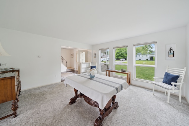 3732 Loch Dr, Highland, MI 48357 - recreation room featuring carpet, billiards table, and baseboards