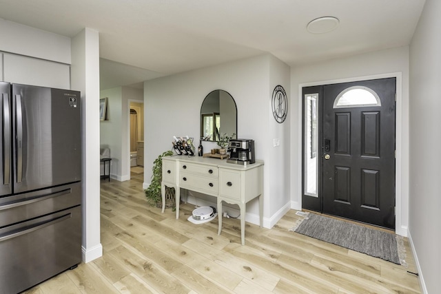 9561 Springville Hwy, Onsted, MI 49265 - entrance foyer with light wood finished floors and baseboards