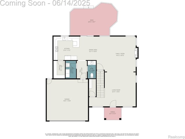 4715 Mandalay Ave, Royal Oak, MI 48073 - view of property floor plan