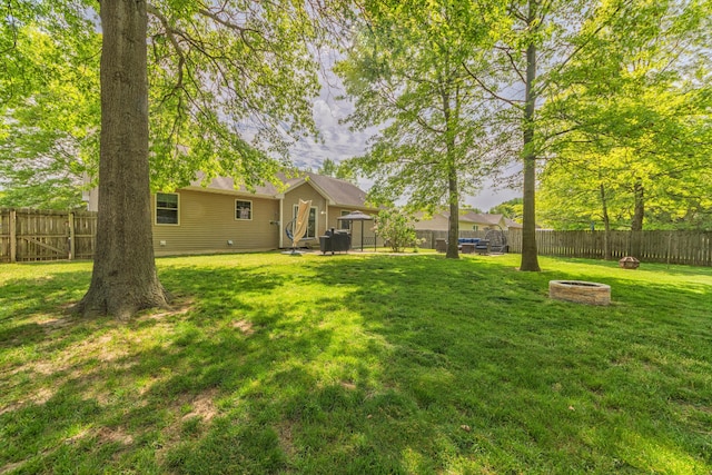 1373 Kristen Path, Saint Joseph, MI 49085 - view of yard with a fire pit