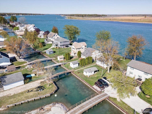 5222 S Channel Dr, Harsens Island, MI 48028 - view of property location with a nearby body of water and nearby suburban area