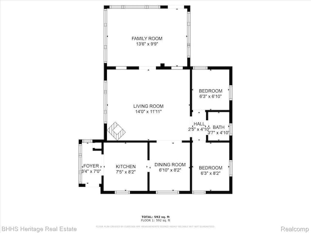 5222 S Channel Dr, Harsens Island, MI 48028 - room layout