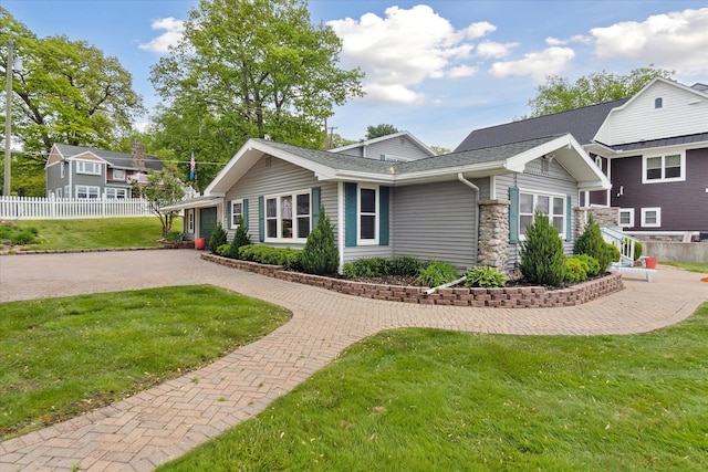 3761 Hunt Rd, Lapeer, MI 48446 - view of front of house with stone siding