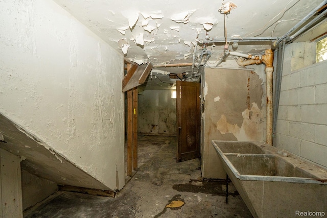 19610 Norwood St, Detroit, MI 48234 - view of unfinished basement