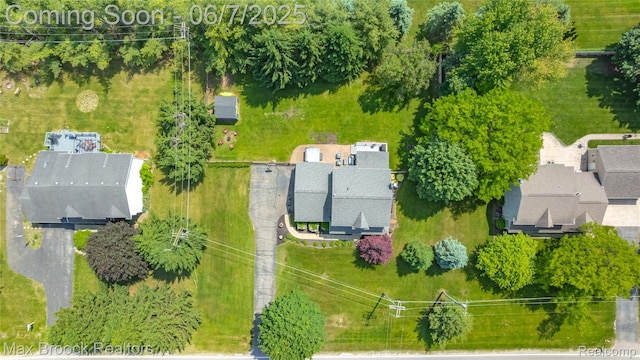 9863 Marshall Rd, South Lyon, MI 48178 - drone / aerial view