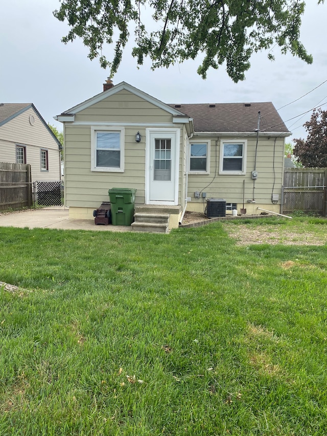 13020 Castle St, Southgate, MI 48195 - rear view of property with entry steps and a patio area