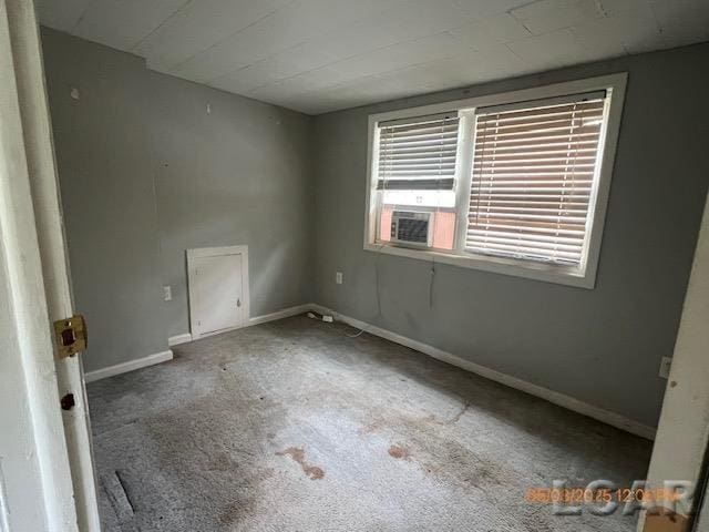 6730 Summerfield Rd, Temperance, MI 48182 - carpeted spare room with baseboards and cooling unit
