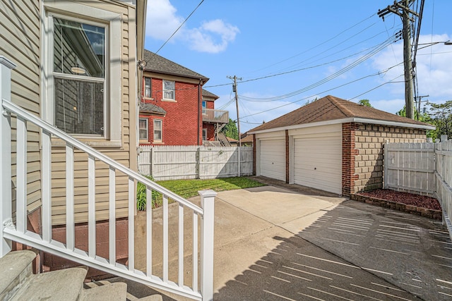 50 Elm St, River Rouge, MI 48218 - view of detached garage