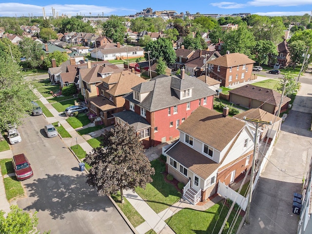 50 Elm St, River Rouge, MI 48218 - aerial perspective of suburban area