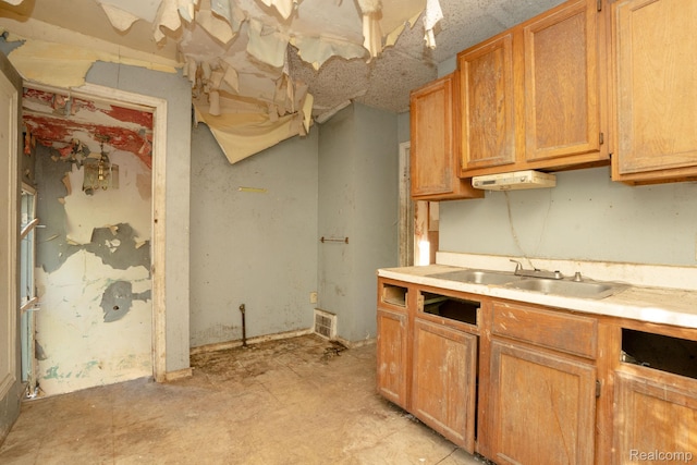 15693 Liberal St, Detroit, MI 48205 - kitchen featuring a sink and light countertops