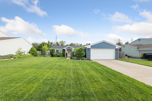 1255 Meadowood Dr, Waterford, MI 48327 - view of front of property with concrete driveway and an attached garage