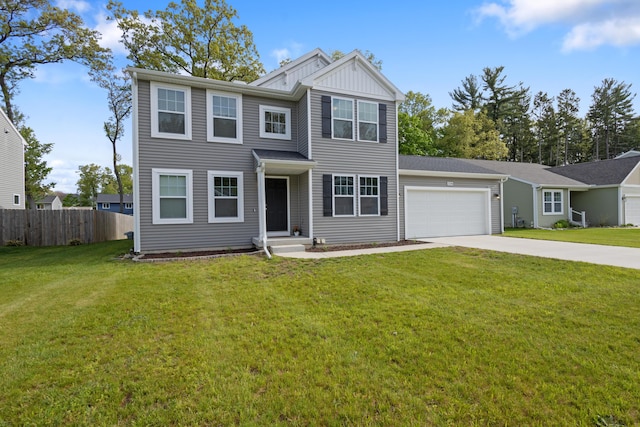 25596 Forest Dr, Mattawan, MI 49071 - view of front of house featuring a garage and concrete driveway