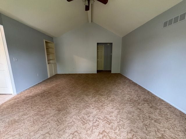 20433 Birch Meadow Dr, Clinton Township, MI 48036 - carpeted empty room featuring ceiling fan