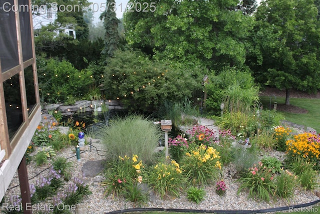 3088 Exeter Dr, Milford, MI 48380 - view of yard with a small pond