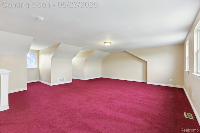 750 2nd St Unit 27, Wyandotte, MI 48192 - bonus room with carpet flooring and vaulted ceiling