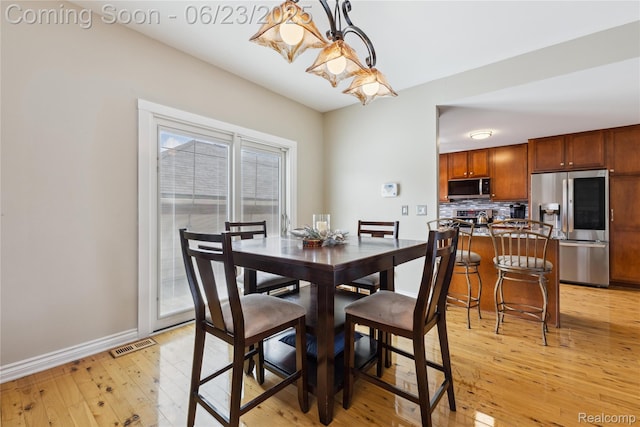 750 2nd St Unit 27, Wyandotte, MI 48192 - dining space featuring light wood-type flooring and baseboards