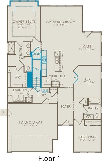 50005 Bluebell St, Canton, MI 48188 - property floor plan