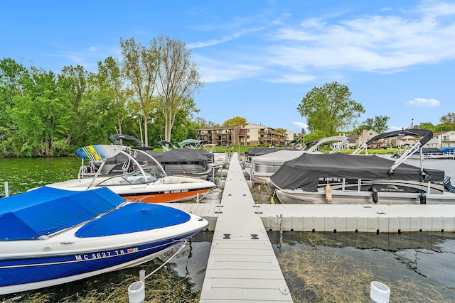 895 S Pontiac Trl Unit C206, Walled Lake, MI 48390 - dock featuring a water view