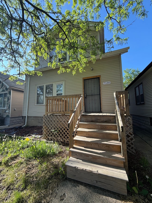 7130 Julian St, Detroit, MI 48204 - view of front of home with covered porch