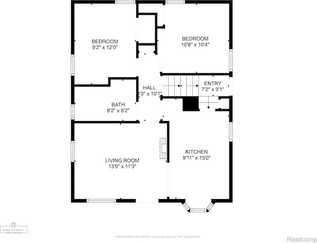 706 White Ave, Lincoln Park, MI 48146 - floor plan / room layout