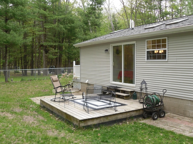 6515 Maple Rd, Ludington, MI 49431 - view of deck