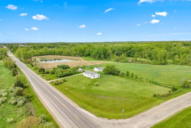 10060 Pioneer Rd, Hillsdale, MI 49242 - aerial view of a heavily wooded area and a large body of water
