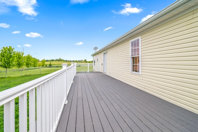 10060 Pioneer Rd, Hillsdale, MI 49242 - view of wooden deck