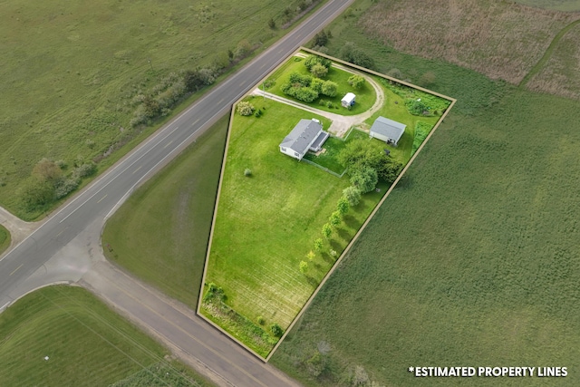 10060 Pioneer Rd, Hillsdale, MI 49242 - view of rural area with property boundaries highlighted