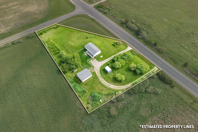 10060 Pioneer Rd, Hillsdale, MI 49242 - aerial overview of property's location featuring property boundaries highlighted