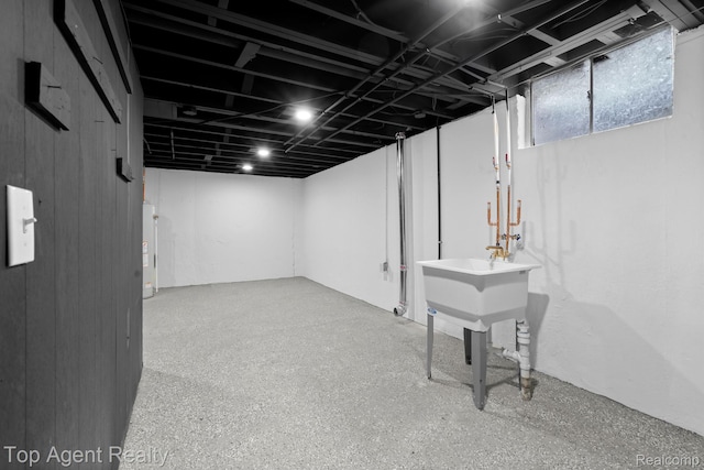 32525 Holden Dr, Warren, MI 48092 - basement with gas water heater