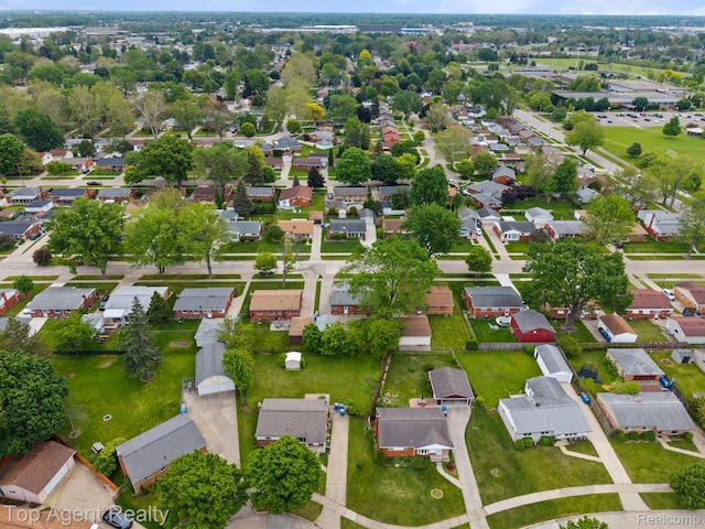 32525 Holden Dr, Warren, MI 48092 - aerial overview of property's location with nearby suburban area