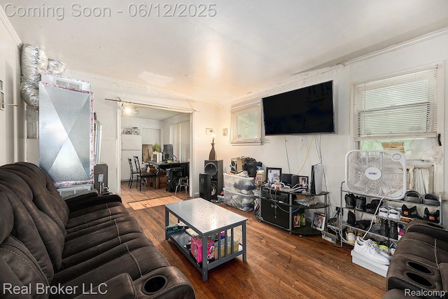 15036 Blackstone St, Detroit, MI 48223 - living area with wood finished floors