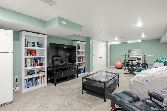 2960 Timberwyck Trail Dr, Troy, MI 48098 - living area with light colored carpet and baseboards