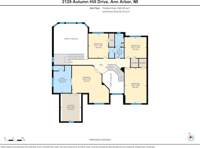 2129 Autumn Hill Dr, Ann Arbor, MI 48103 - room layout