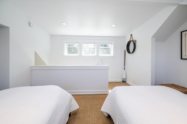 7881 Lakewood Dr, Coloma, MI 49038 - carpeted bedroom with recessed lighting and baseboards