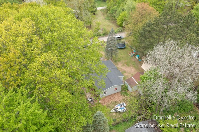 11660 Wren Dr, Lakeview, MI 48850 - aerial view of property and surrounding area
