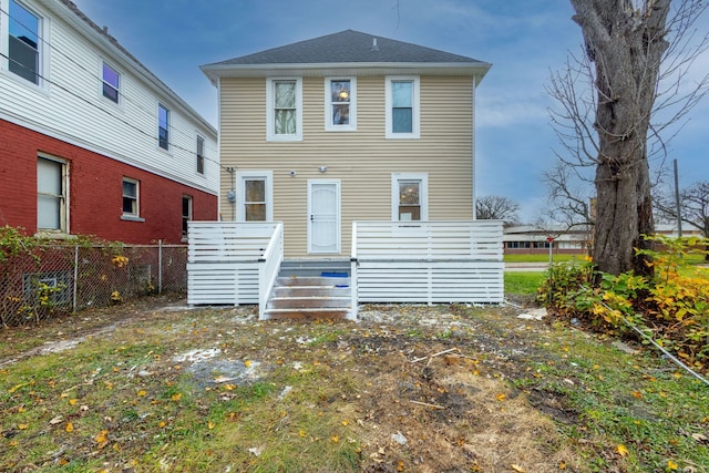 1426 Canton St, Detroit, MI 48207 - back of house featuring a deck
