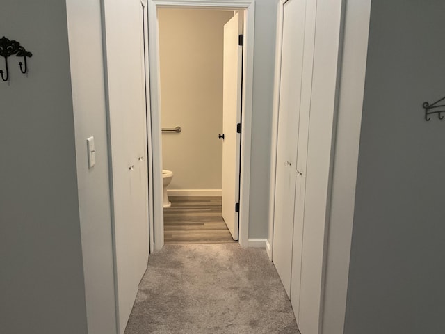 6561 Deerhurst Dr, Westland, MI 48185 - hall with light carpet and baseboards