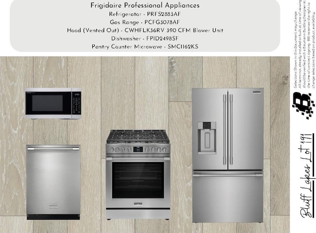 9465 Bluff Ridge Dr Lot 191, Zeeland, MI 49464 - kitchen with appliances with stainless steel finishes and light brown cabinetry