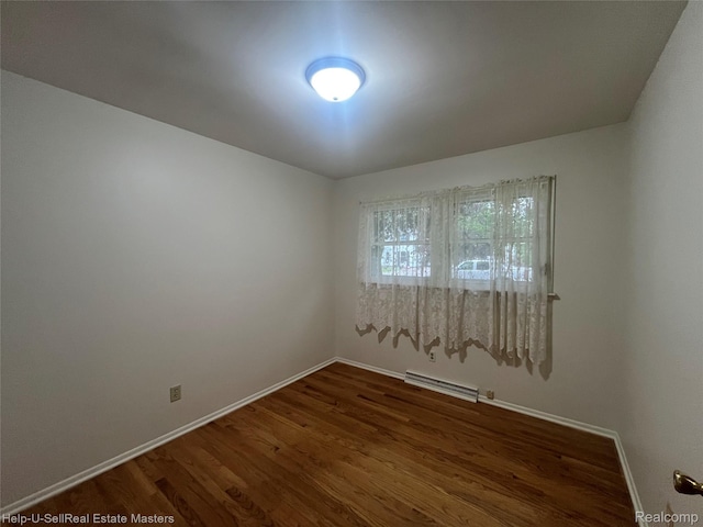 1420 Jones, Port Huron, MI 48060 - unfurnished room featuring wood finished floors and baseboards