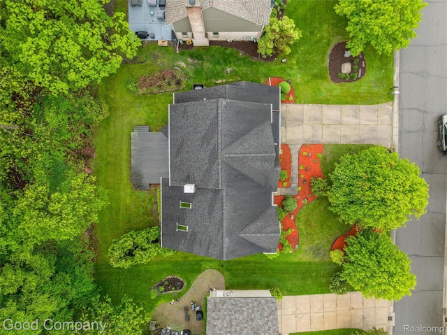 5893 Christina Dr, West Bloomfield, MI 48324 - bird's eye view