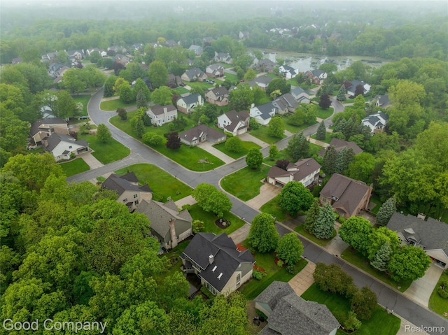 5893 Christina Dr, West Bloomfield, MI 48324 - aerial perspective of suburban area