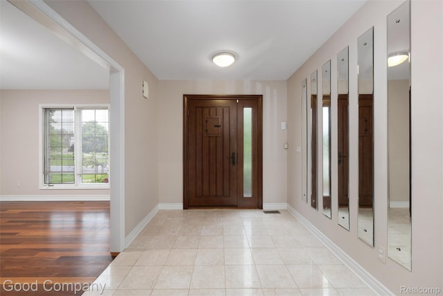 5893 Christina Dr, West Bloomfield, MI 48324 - foyer entrance with baseboards