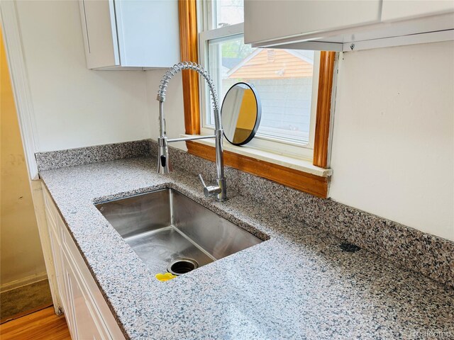 19165 Roger St, Melvindale, MI 48122 - kitchen view of light stone countertops and white cabinets