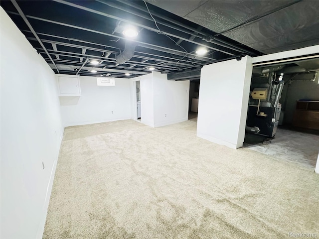 19165 Roger St, Melvindale, MI 48122 - basement with carpet flooring