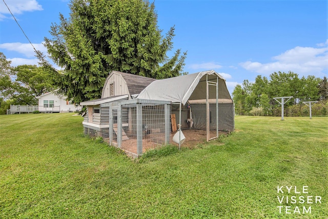 9020 5 Mile Rd NE, Ada, MI 49301 - view of poultry coop featuring a lawn