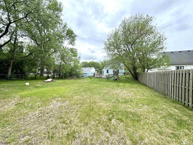 8251 Secor Rd, Lambertville, MI 48144 - view of yard with a playground