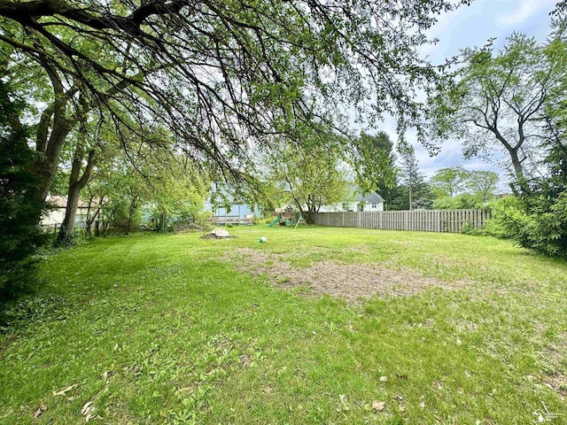 8251 Secor Rd, Lambertville, MI 48144 - view of yard with a playground