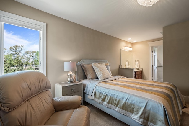 4624 Parman Rd, Stockbridge, MI 49285 - carpeted bedroom featuring recessed lighting